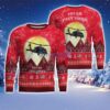 HH-60 Pave Hawk HH60 Aircraft Moonlight Red Color Ugly Christmas Sweater Christmas Gift