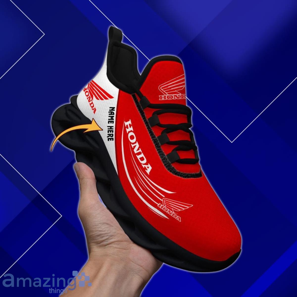 Honda Motorcycle Max Soul Shoes Custom Name Spcial Gift For Men And Women image Honda Motorcycle Max Soul Shoes Custom Name Spcial Gift For Men And Women Product Photo 3