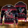 Houston Texans Santa Claus Dabbing Funny Ugly Christmas Sweater For Men And Women