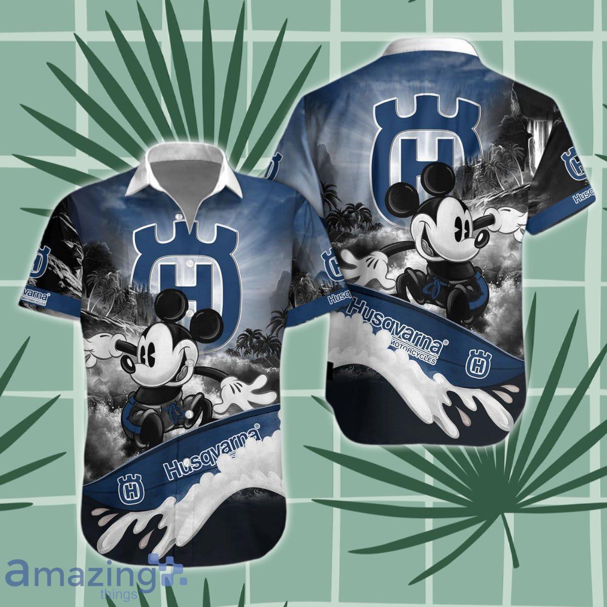 Husqvarna Combo Hawaiian Shirt And Short Unique Gift For Men And Women image Husqvarna Combo Hawaiian Shirt And Short Unique Gift For Men And Women Product Photo 1