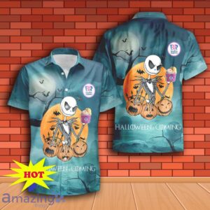 Jack Skellington Halloween Baskin-Robbins Hawaiian Shirt & Short Product Photo 2