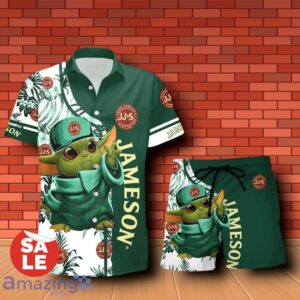 Jameson Irish Whiskey Baby Yoda Hawaiian Shirt & Short Product Photo 1