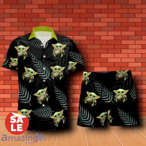 Jameson Irish Whiskey Baby Yoda Hug Hawaiian Shirt & Short Product Photo 2