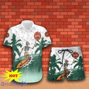 Jameson Irish Whiskey Skull Hawaiian Shirt And Short Gift Ideas For Men Women Product Photo 2