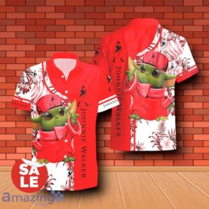 Johnnie Walker Baby Yoda Hawaiian Shirt & Short Product Photo 2