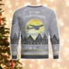 KC-135 Stratotanker KC135 Aircraft Moonlight And Mountain Pattern Ugly Christmas Sweater Aircraft Lovers Christmas Gift