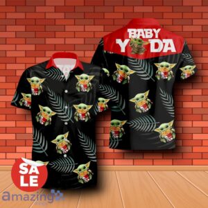 KFC Baby Yoda Hug Hawaiian Shirt & Short Product Photo 2