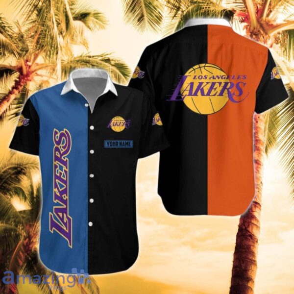 Los Angeles Lakers Combo Hawaiian Shirt And Short Unique Gift Product Photo 1