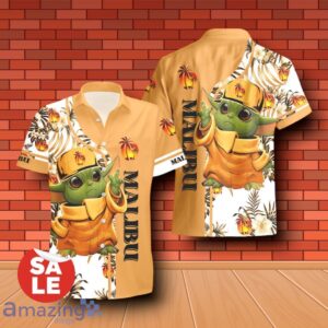 Malibu Rum Baby Yoda Hawaiian Shirt & Short Product Photo 2