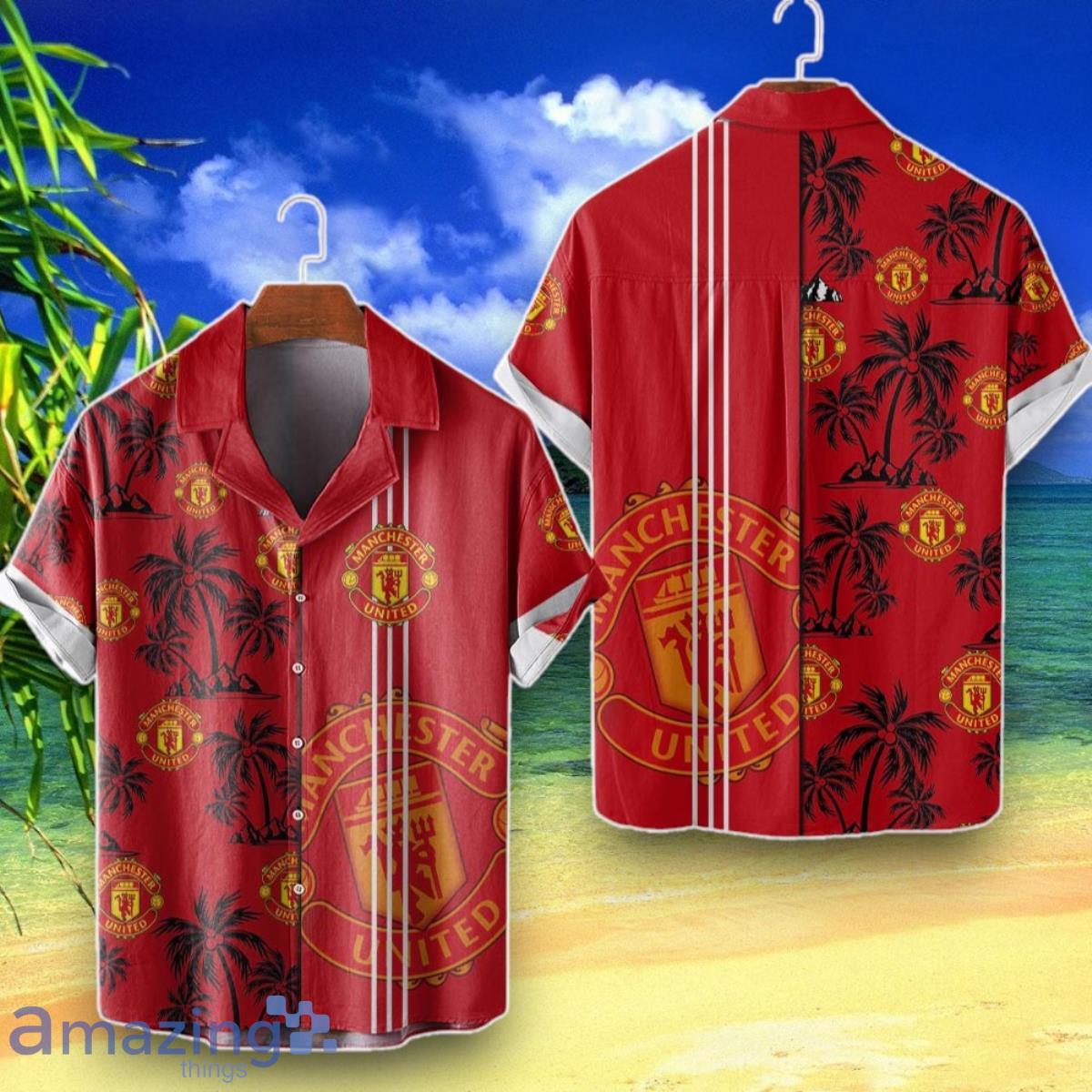 Manchester United Hawaiian Shirt Best Gift For Men And Women image Manchester United Hawaiian Shirt Best Gift For Men And Women Product Photo 1