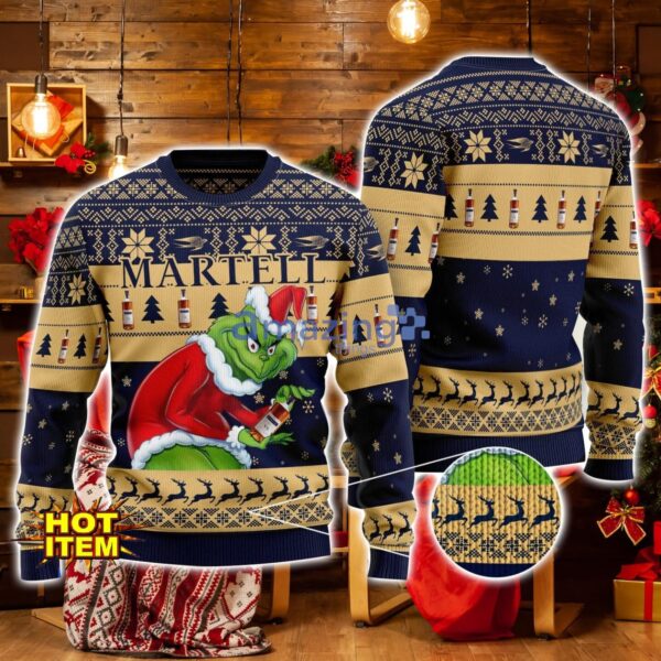 Martell Grinch Hug Logo Ugly Christmas Sweater Christmas Gift For Men And Women Product Photo 1
