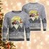 MH-60T Jayhawk MH60T Aircraft Moonlight And Mountain Pattern Ugly Christmas Sweater Aircraft Lovers Christmas Gift