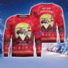 MH-60T Jayhawk MH60T Aircraft Moonlight Red Color Ugly Christmas Sweater Christmas Gift