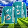 Miami Dolphins Sweater Sport Team Forever AOP Sweatshirt Ugly Christmas Sweater For Fans