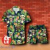 Miller High Life Beer Baby Yoda Tropical Flowery Hawaiian Shirt & Short