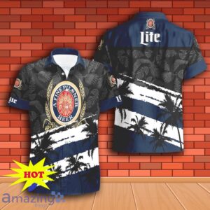 Miller Lite Hawaiian Shirt And Short Gift Ideas For Men Women Product Photo 1
