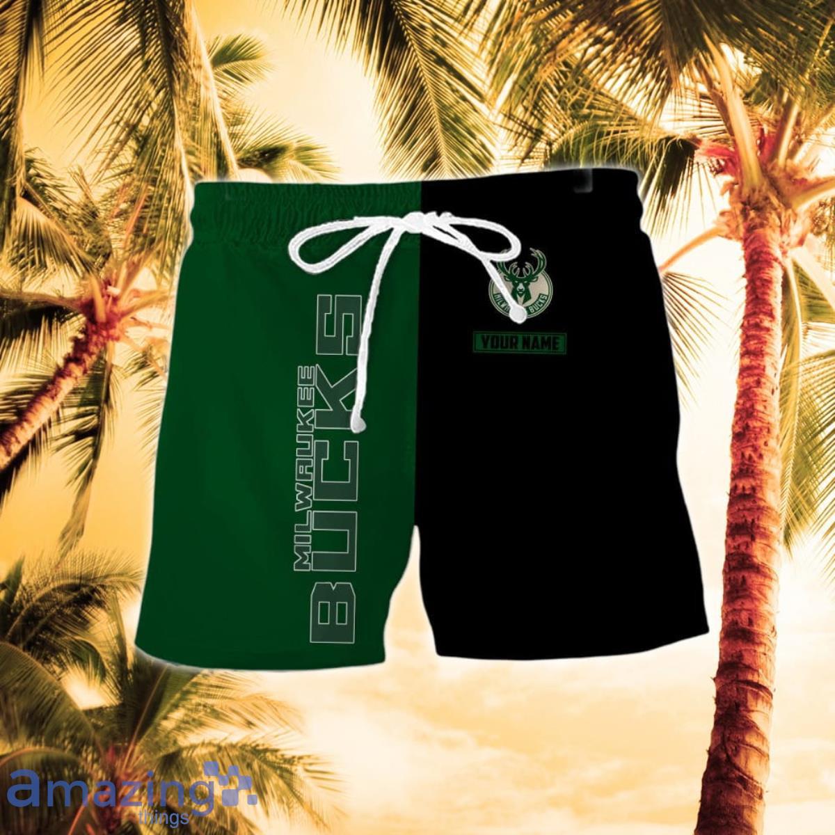 Milwaukee Bucks Combo Hawaiian Shirt And Short Unique Gift image Milwaukee Bucks Combo Hawaiian Shirt And Short Unique Gift Product Photo 2