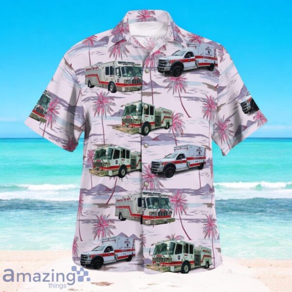 Monroeville Volunteer Fire Department Company 1 Hawaiian Shirt Product Photo 3