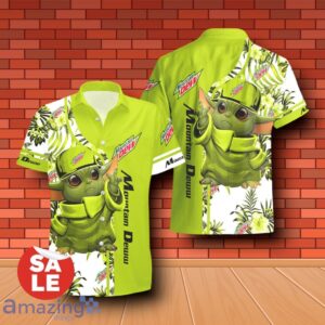Mountain Dew Baby Yoda Hawaiian Shirt & Short Product Photo 2