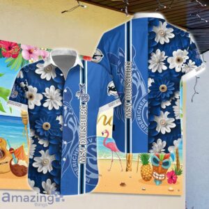 MSV Duisburg Combo Hawaiian Shirt And Short Impressive Gift Product Photo 1