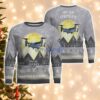 MV-22 Osprey MV22 USMC Aircraft Moonlight And Mountain Pattern Ugly Christmas Sweater Aircraft Lovers Christmas Gift