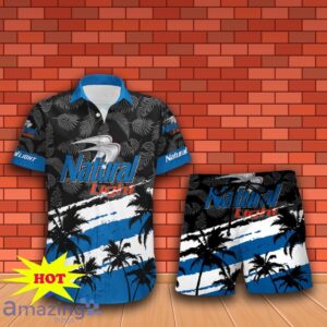 Natural Light Beer Hawaiian Shirt And Short Gift Ideas For Men Women Product Photo 2