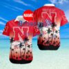 Nebraska Cornhuskers NCAA Tropical Hawaiian Shirt Custom Name Trending Summer Limited Edition