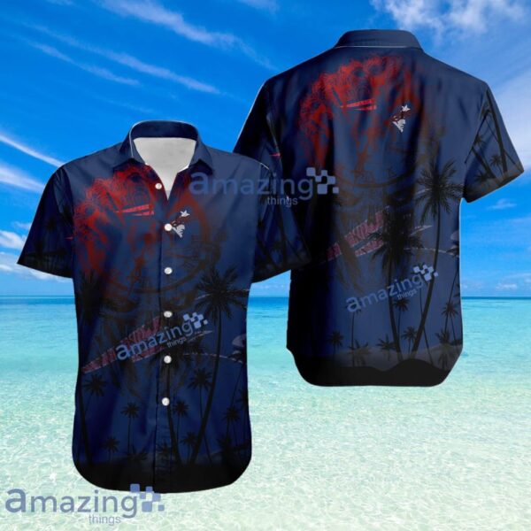 New England Patriots NFL Halloween Tropical Beach Hawaiian Shirt New Product Photo 1