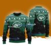 New York Jets NFL Christmas Tree Pine Snowflake Ugly Sweater Merry Chistmas