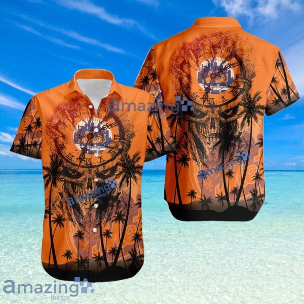 New York Mets MLB Halloween Tropical Beach Hawaiian Shirt New Product Photo 1