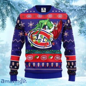 NHL Montreal Canadians Grinch Christmas Ugly Sweater Gift for fans Product Photo 2