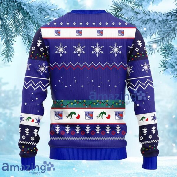 NHL New York Rangers 12 Grinch Xmas Day Christmas Ugly Sweater Gift for fans Product Photo 1