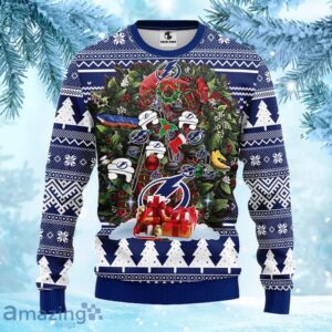 NHL Tampa Bay Lightning Tree Ugly Christmas Fleece Sweater Gift for fans Product Photo 1