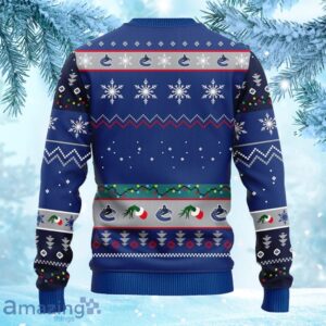 NHL Vancouver Canucks 12 Grinch Xmas Day Christmas Ugly Sweater Gift for fans Product Photo 1