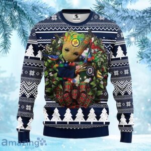 NHL Winnipeg Jets Groot Hug Christmas Ugly Sweater Gift for fans Product Photo 1