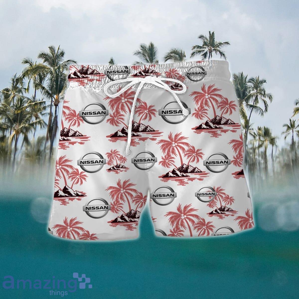 Nissan Hawaiian Shirt And Short Unique Gift For Men And Women image Nissan Hawaiian Shirt And Short Unique Gift For Men And Women Product Photo 2