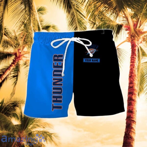 Oklahoma City Thunder Combo Hawaiian Shirt And Short Unique Gift Product Photo 2