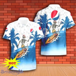 Pepsi Skull Hawaiian Shirt And Short Gift Ideas For Men Women Product Photo 1
