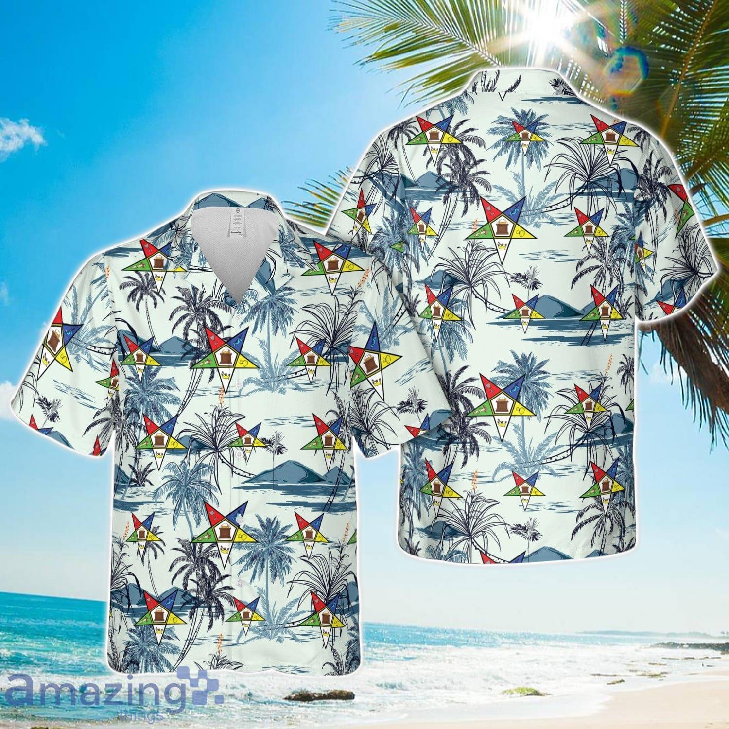 PHA O.E.S. Order of Eastern Star Emblem with Altar Beach Gift Hawaiian Shirt image PHA O.E.S. Order of Eastern Star Emblem with Altar Beach Gift Hawaiian Shirt Product Photo 1