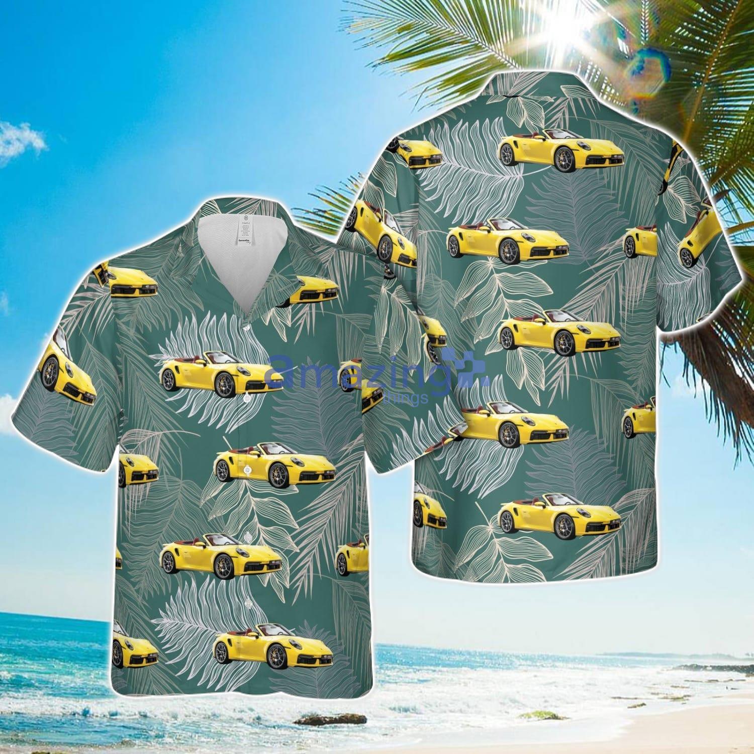 Porsche 911 Turbo S Cabriolet 2024 Hawaiian Shirt Summer Holiday Gift image Porsche 911 Turbo S Cabriolet 2024 Hawaiian Shirt Summer Holiday Gift Product Photo 1