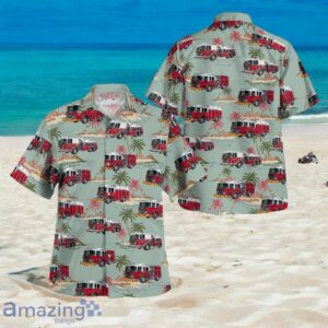 Pound Ridge, New York, Pound Ridge Fire Department Hawaiian Shirt Product Photo 1