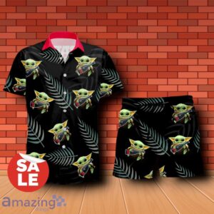 Remy Martin Baby Yoda Hug Hawaiian Shirt & Short Product Photo 1