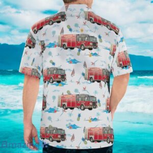 Richmond Hill Fire & Emergency Services, Ontario, Canada Fleet Hawaiian Shirt image Richmond Hill Fire & Emergency Services, Ontario, Canada Fleet Hawaiian Shirt Product Photo 2