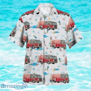 Richmond Hill Fire & Emergency Services, Ontario, Canada Fleet Hawaiian Shirt image Richmond Hill Fire & Emergency Services, Ontario, Canada Fleet Hawaiian Shirt Product Photo 3