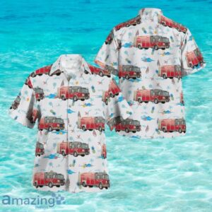 Richmond Hill Fire &amp Emergency Services, Ontario, Canada Fleet Hawaiian Shirt Product Photo 1