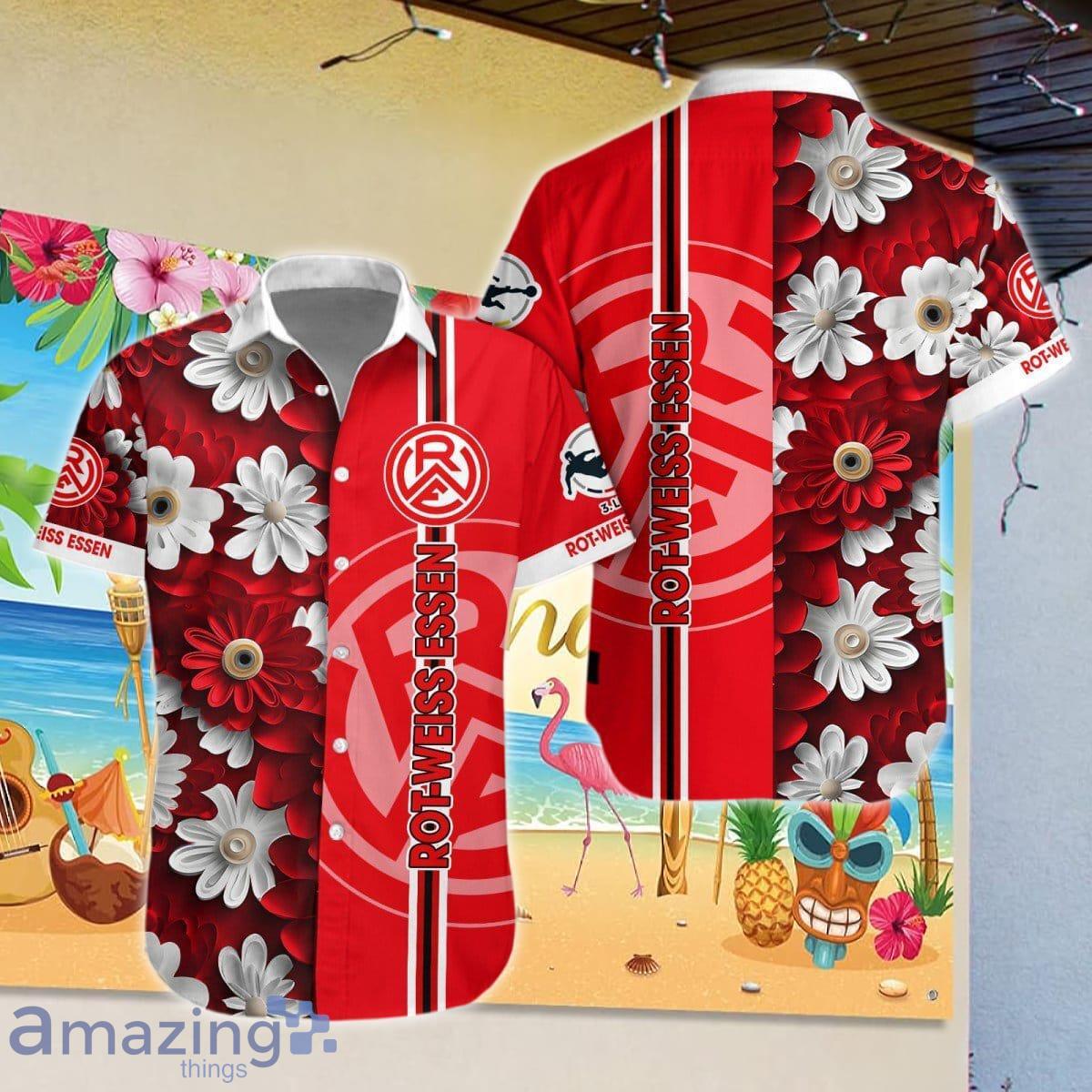 Rot Weiss Essen E.V Combo Hawaiian Shirt And Short Impressive Gift image Rot-Weiss Essen E.V Combo Hawaiian Shirt And Short Impressive Gift Product Photo 1
