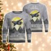S-3 Viking S3 Aircraft Moonlight And Mountain Pattern Ugly Christmas Sweater Aircraft Lovers Christmas Gift