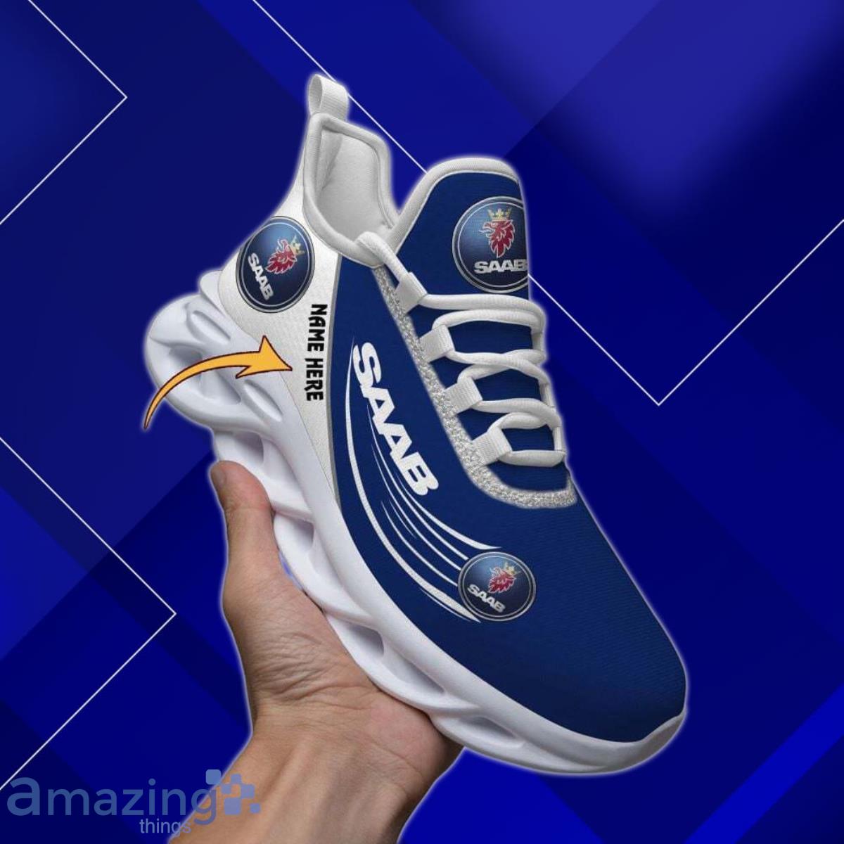 Saab Automobile Max Soul Shoes Custom Name Spcial Gift For Men And Women image Saab Automobile Max Soul Shoes Custom Name Spcial Gift For Men And Women Product Photo 1