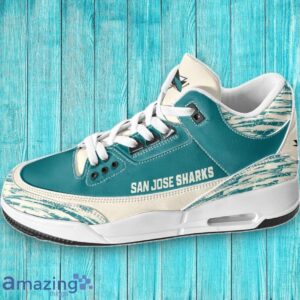 San Jose Sharks Air Cushion Sports Shoes Best Gift image San Jose Sharks Air Cushion Sports Shoes Best Gift Product Photo 2