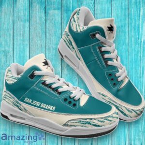 San Jose Sharks Air Cushion Sports Shoes Best Gift Product Photo 1